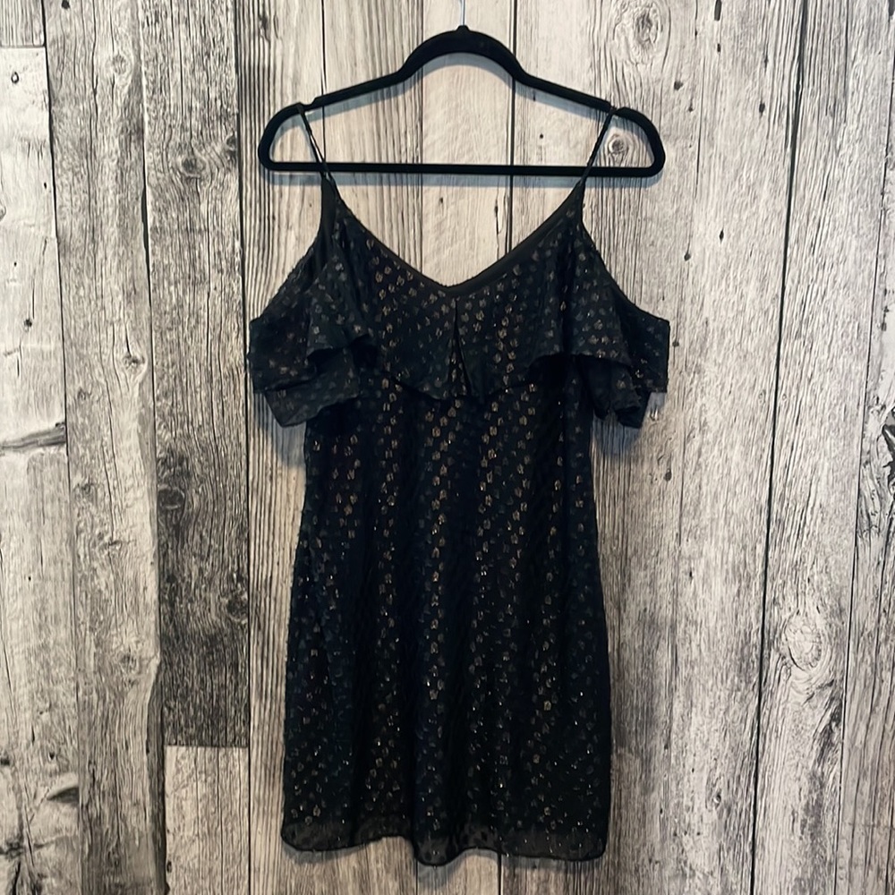 Highline Collective Black Party Dress, shimmer